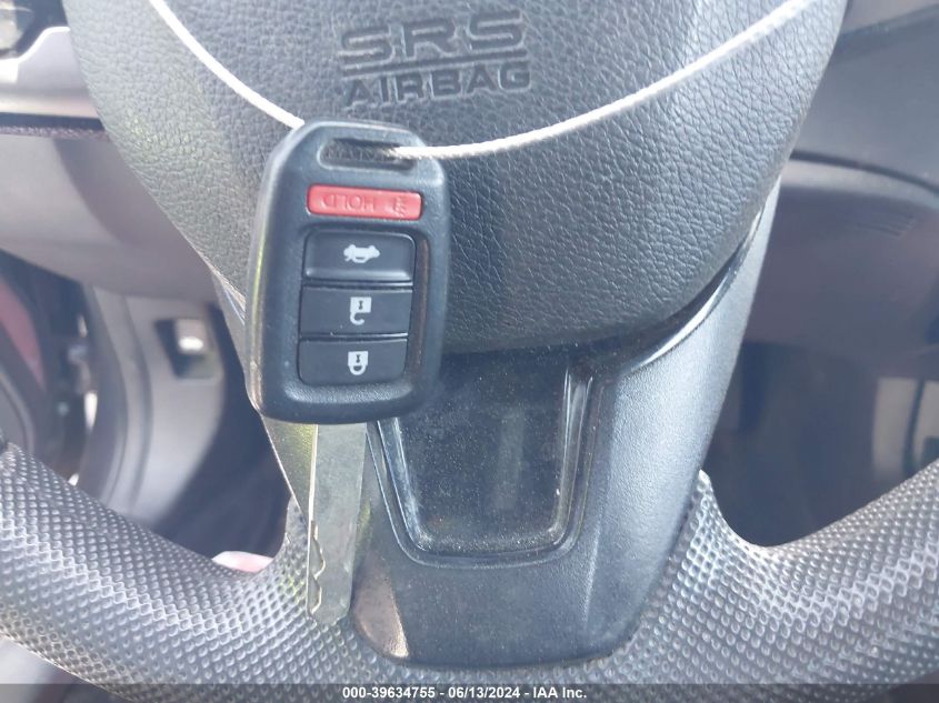 2019 Honda Civic Lx VIN: 2HGFC4B6XKH309789 Lot: 39634755