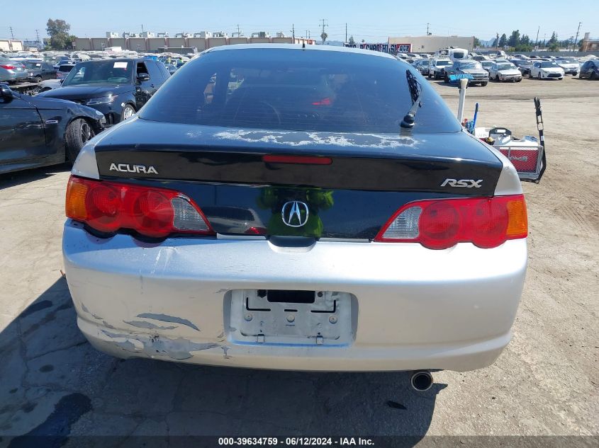 2006 Acura Rsx VIN: JH4DC54836S012337 Lot: 39634759