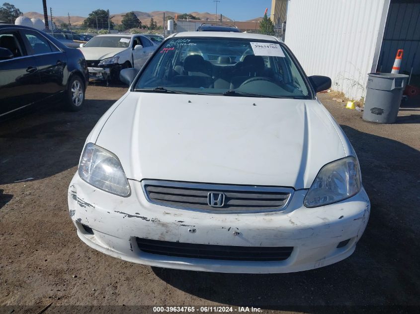 1999 Honda Civic Lx VIN: 2HGEJ6674XH560735 Lot: 39634765