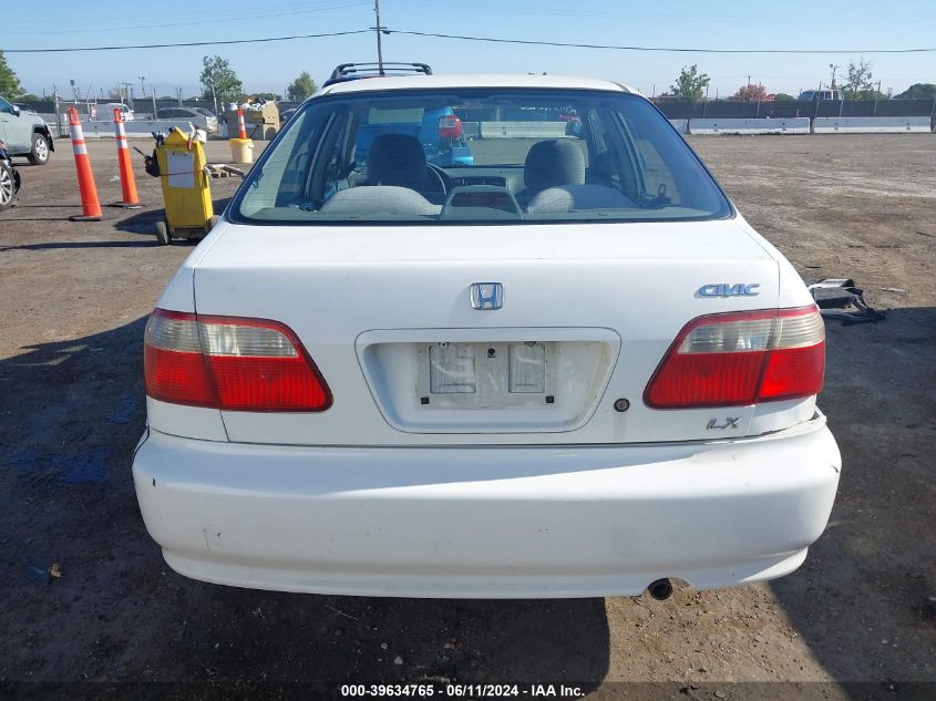 1999 Honda Civic Lx VIN: 2HGEJ6674XH560735 Lot: 39634765