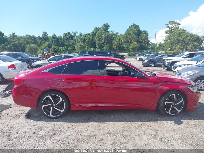 2022 Honda Accord Sport 2.0T VIN: 1HGCV2F30NA010610 Lot: 39634779