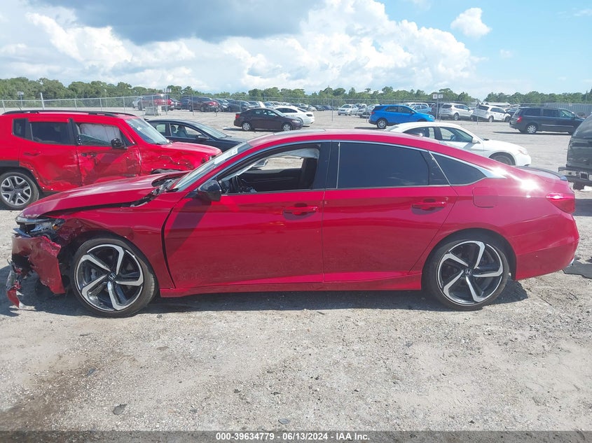 2022 Honda Accord Sport 2.0T VIN: 1HGCV2F30NA010610 Lot: 39634779