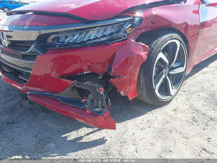 2022 Honda Accord Sport 2.0T VIN: 1HGCV2F30NA010610 Lot: 39634779