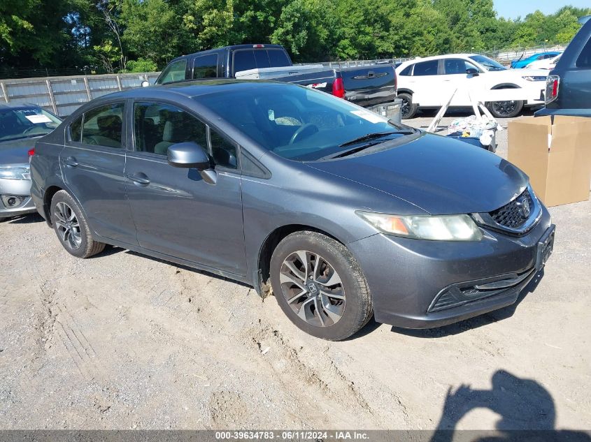 2013 Honda Civic Ex VIN: 19XFB2F80DE016337 Lot: 39634783