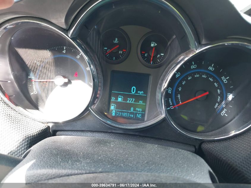 2012 Chevrolet Cruze 1Lt VIN: 1G1PL5SC4C7129003 Lot: 39634791