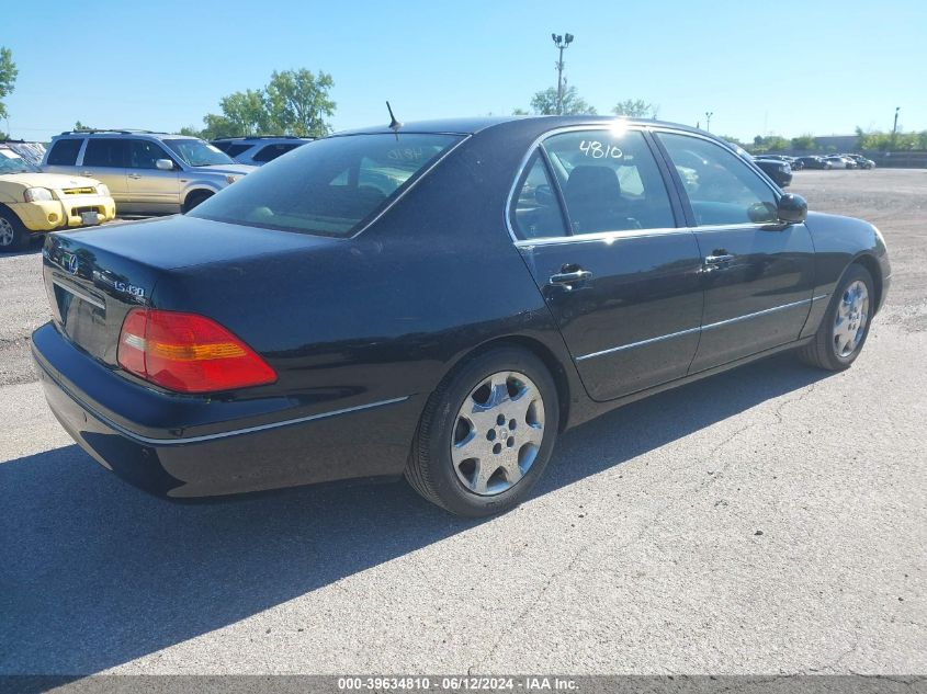 2002 Lexus Ls 430 VIN: JTHBN30F620086545 Lot: 39634810