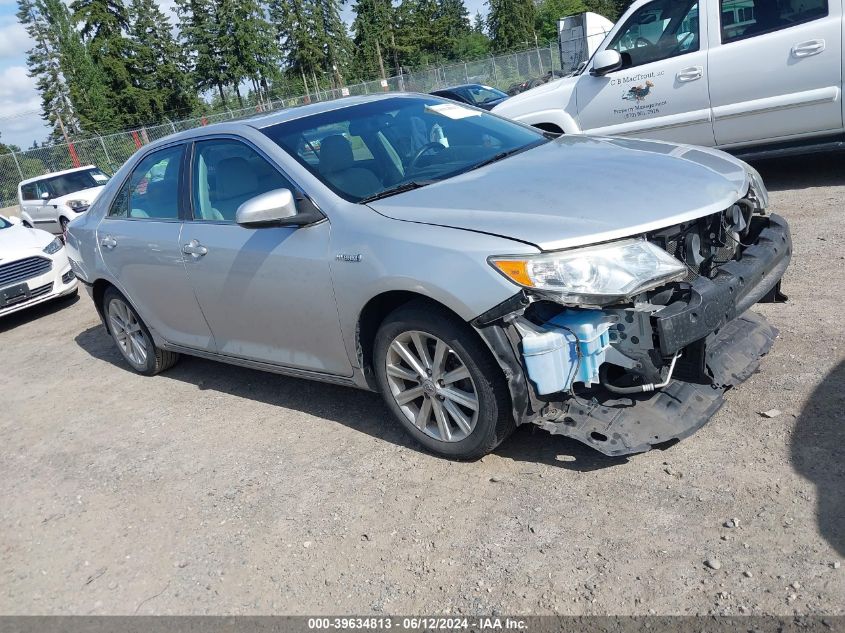 2012 Toyota Camry Hybrid Xle VIN: 4T1BD1FK4CU017100 Lot: 39634813