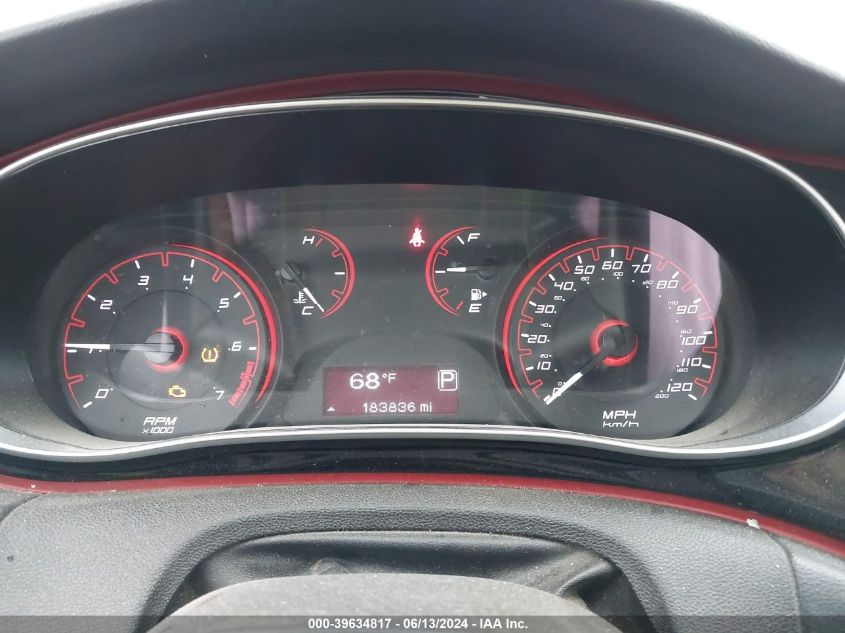 2016 Dodge Dart Sxt VIN: 1C3CDFBB0GD661344 Lot: 39634817