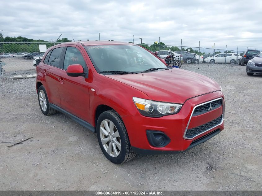 2013 Mitsubishi Outlander Sport Es VIN: 4A4AP3AU1DE017779 Lot: 39634819