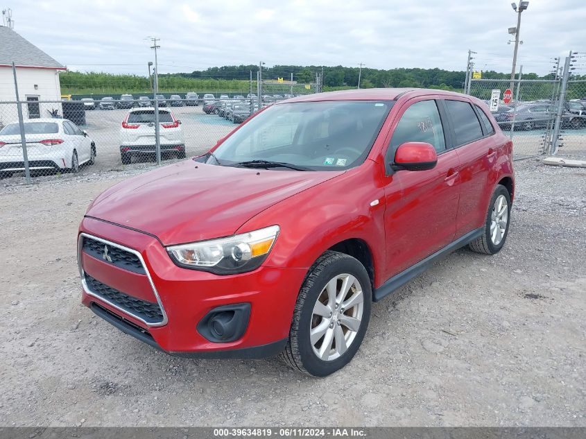 2013 Mitsubishi Outlander Sport Es VIN: 4A4AP3AU1DE017779 Lot: 39634819