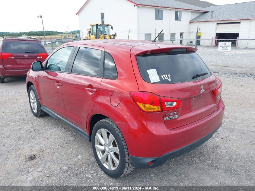 2013 Mitsubishi Outlander Sport Es VIN: 4A4AP3AU1DE017779 Lot: 39634819