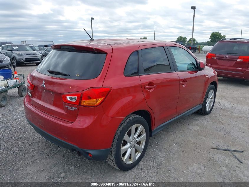 2013 Mitsubishi Outlander Sport Es VIN: 4A4AP3AU1DE017779 Lot: 39634819