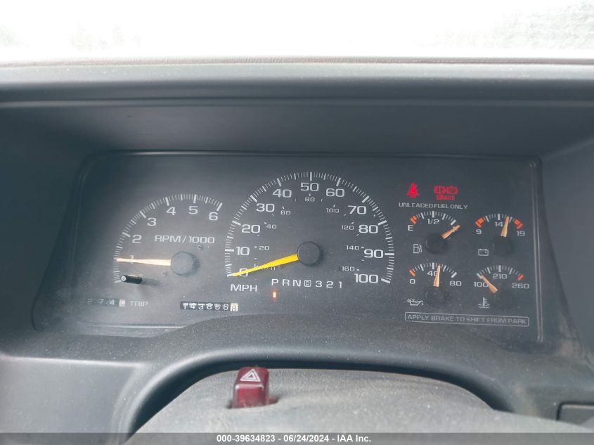 1997 GMC Sierra 1500 Sl Wideside VIN: 1GTEK19R9VE534292 Lot: 39634823