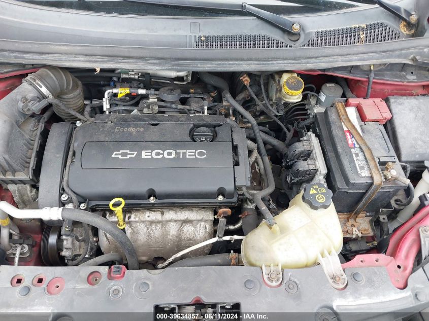 2012 Chevrolet Sonic 2Lt VIN: 1G1JC5SH4C4113077 Lot: 39634857