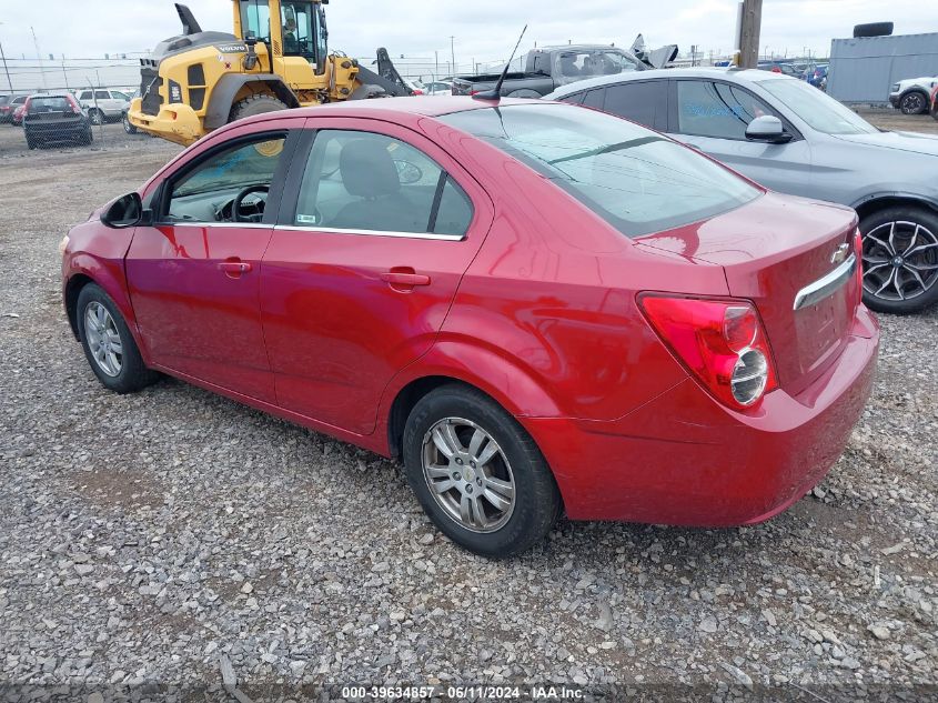 2012 Chevrolet Sonic 2Lt VIN: 1G1JC5SH4C4113077 Lot: 39634857