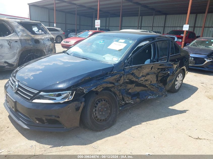 2016 Volkswagen Jetta 1.4T S VIN: 3VW267AJ9GM413417 Lot: 39634874