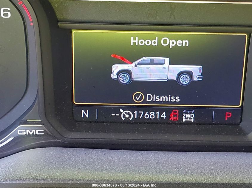 2019 GMC Sierra 1500 Slt VIN: 1GTU9DED7KZ264227 Lot: 39634878