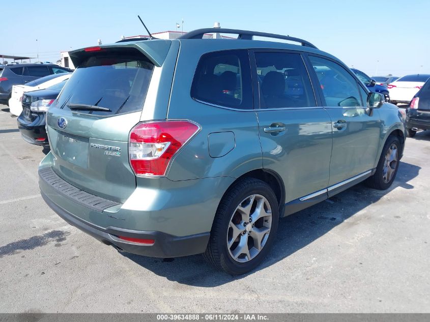 2015 Subaru Forester 2.5I Touring VIN: JF2SJAWC8FH571941 Lot: 39634888