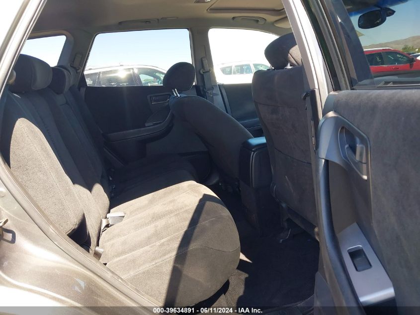 2005 Nissan Murano Sl VIN: JN8AZ08W15W422399 Lot: 39634891