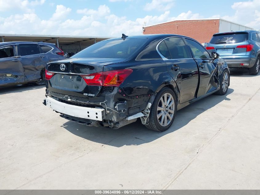 2013 Lexus Gs 350 VIN: JTHBE1BL9D5027289 Lot: 39634896