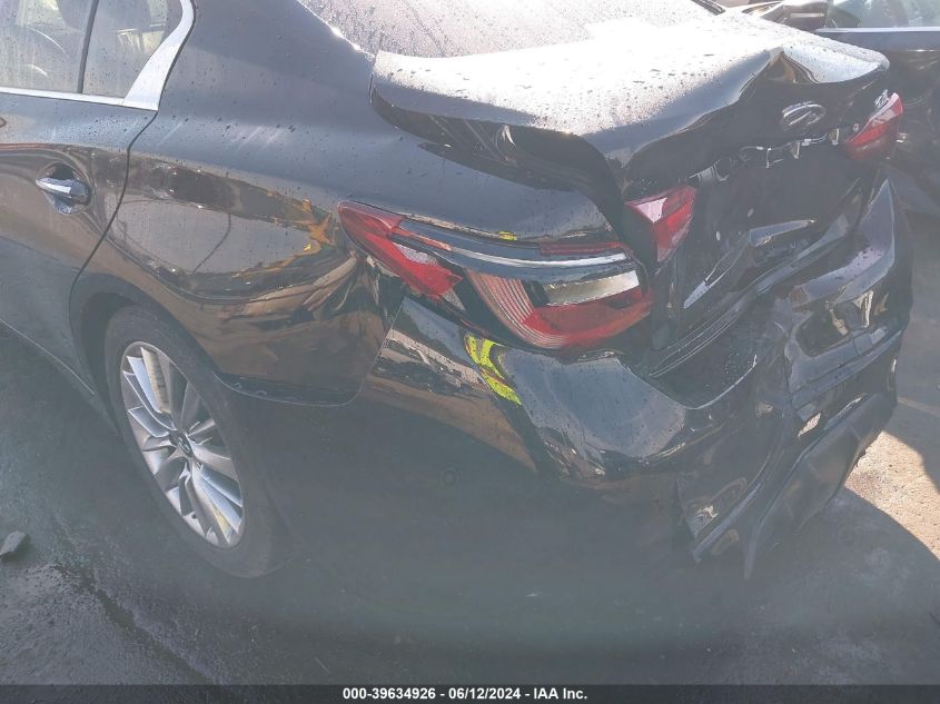 2018 Infiniti Q50 3.0T Luxe VIN: JN1EV7AP9JM591633 Lot: 39634926