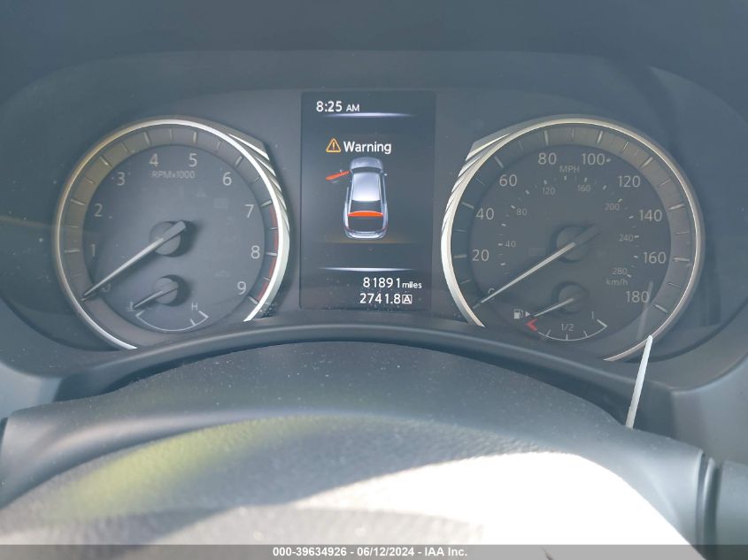 2018 Infiniti Q50 3.0T Luxe VIN: JN1EV7AP9JM591633 Lot: 39634926