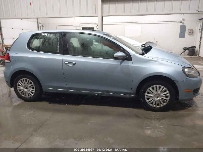 2010 Volkswagen Golf 2-Door VIN: WVWAB7AJ0AW285991 Lot: 39634937