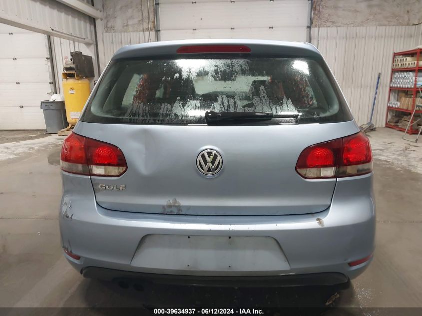 2010 Volkswagen Golf 2-Door VIN: WVWAB7AJ0AW285991 Lot: 39634937