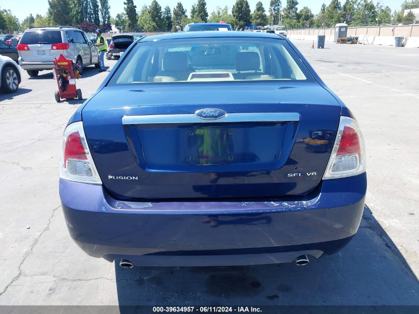 2007 Ford Fusion Sel VIN: 3FAHP08177R112161 Lot: 39634957