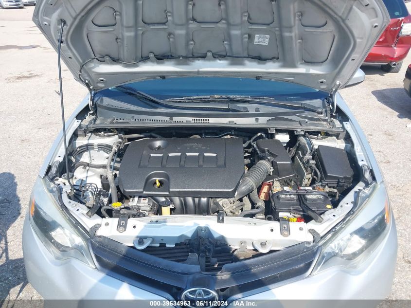 2015 Toyota Corolla Le VIN: 5YFBURHE1FP257152 Lot: 39634963