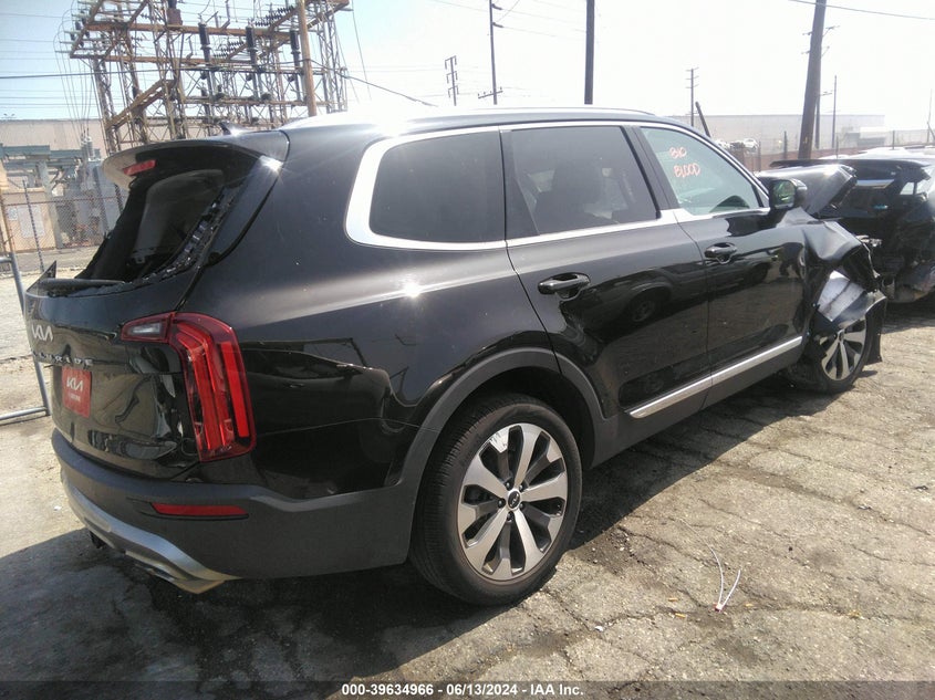 2022 Kia Telluride Ex VIN: 5XYP34HC1NG263403 Lot: 39634966