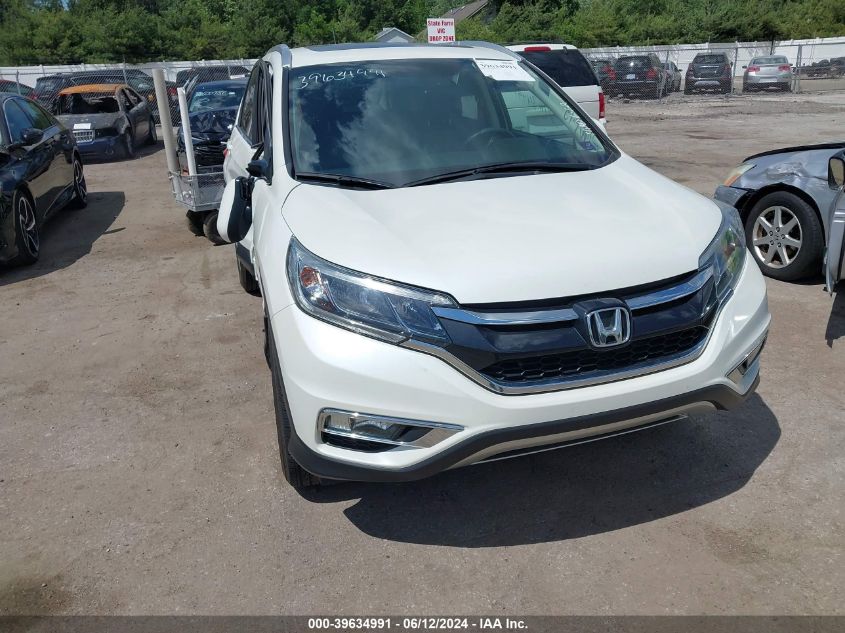 2015 Honda Cr-V Ex-L VIN: 5J6RM4H76FL091202 Lot: 39634991