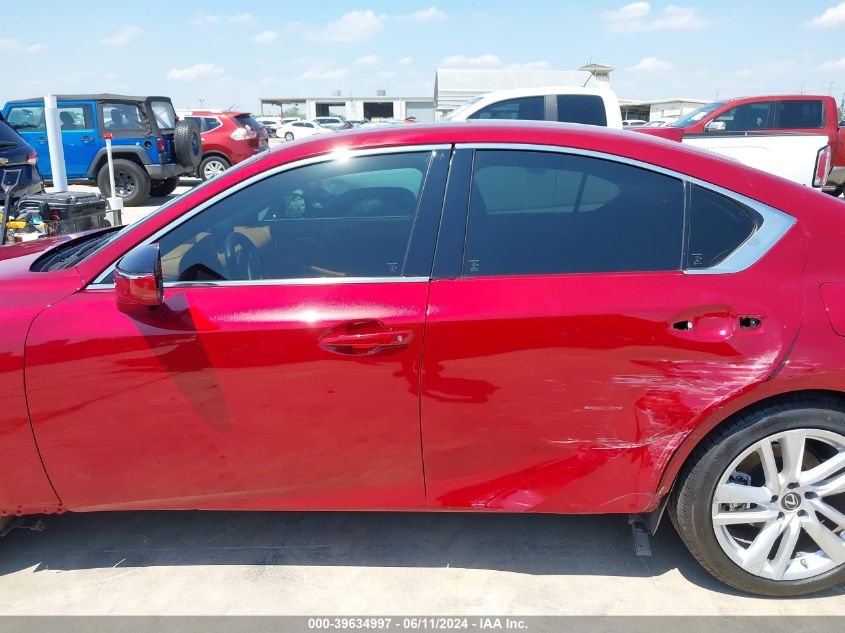 2022 Lexus Is 300 VIN: JTHCA1D27N5122861 Lot: 39634997