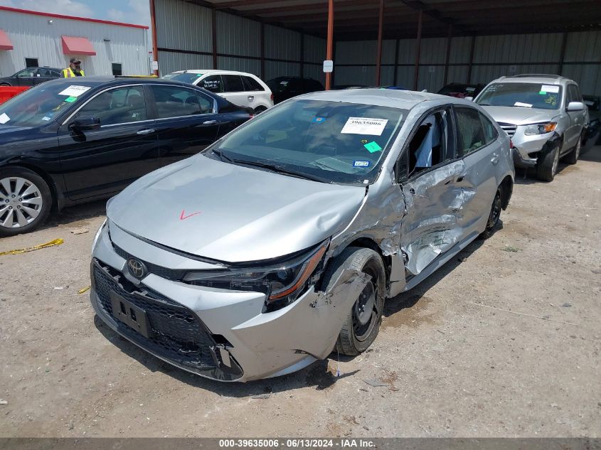 2021 Toyota Corolla Le VIN: JTDEPMAE1MJ156616 Lot: 39635006