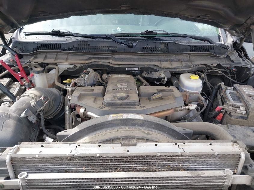 2018 Ram 2500 Laramie Mega Cab 4X4 6'4 Box VIN: 3C6UR5NL7JG322727 Lot: 39635008