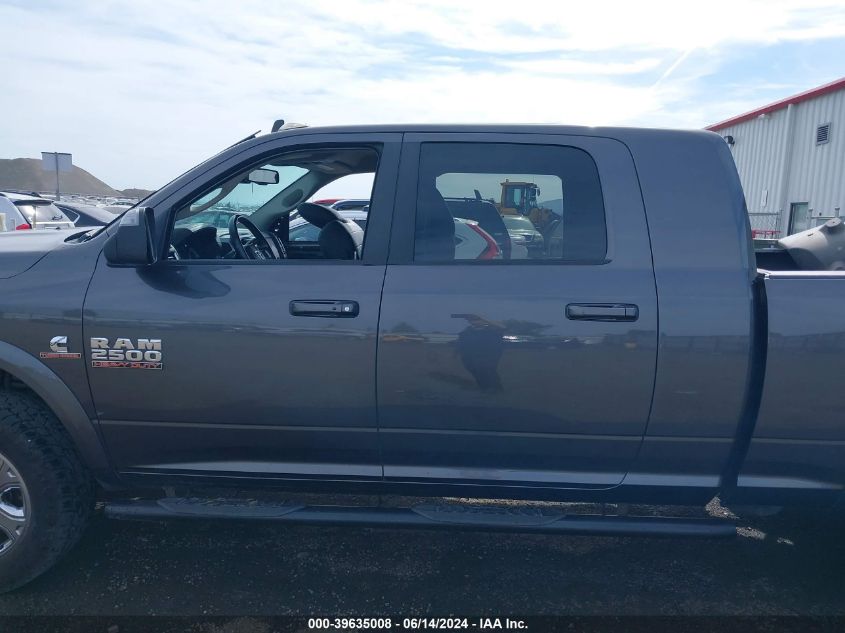 2018 Ram 2500 Laramie Mega Cab 4X4 6'4 Box VIN: 3C6UR5NL7JG322727 Lot: 39635008