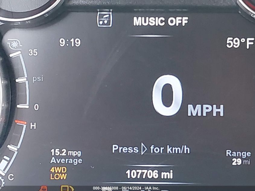 2018 Ram 2500 Laramie Mega Cab 4X4 6'4 Box VIN: 3C6UR5NL7JG322727 Lot: 39635008