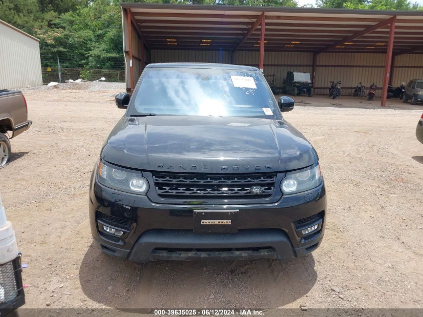 2016 Land Rover Range Rover Sport 3.0L V6 Supercharged Hse VIN: SALWS2PF1GA101989 Lot: 39635025