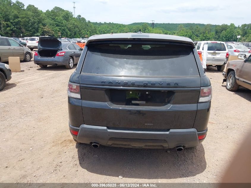 2016 Land Rover Range Rover Sport 3.0L V6 Supercharged Hse VIN: SALWS2PF1GA101989 Lot: 39635025