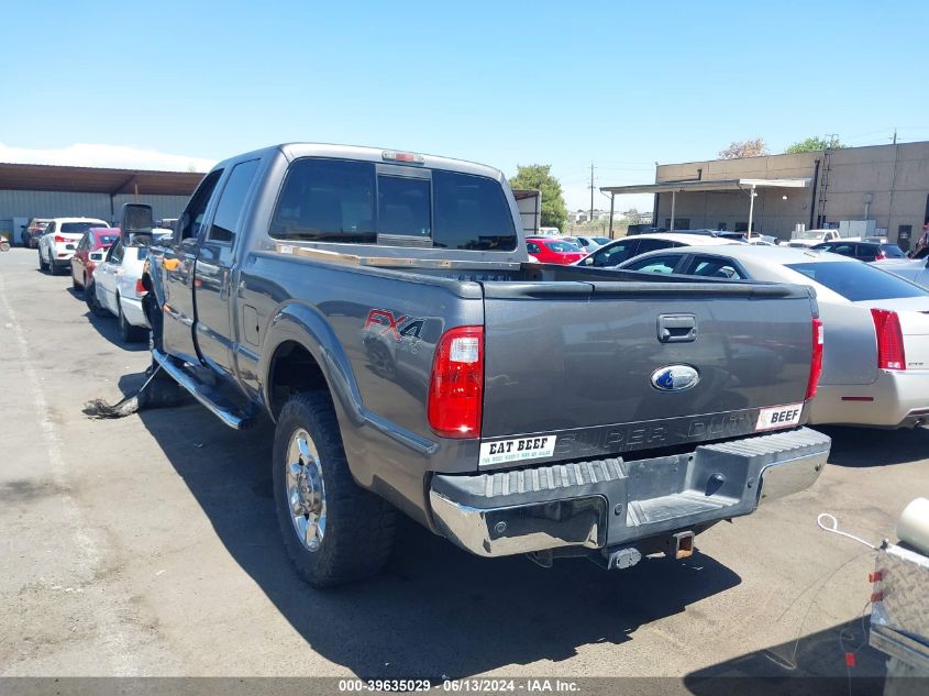 2012 Ford F-250 Lariat VIN: 1FT7W2BT8CEB30809 Lot: 39635029