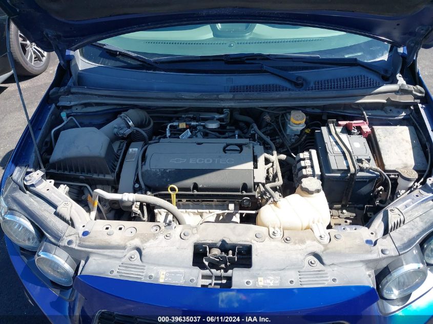 2013 Chevrolet Sonic Lt Auto VIN: 1G1JC6SHXD4234509 Lot: 39635037