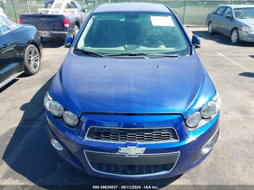 2013 Chevrolet Sonic Lt Auto VIN: 1G1JC6SHXD4234509 Lot: 39635037