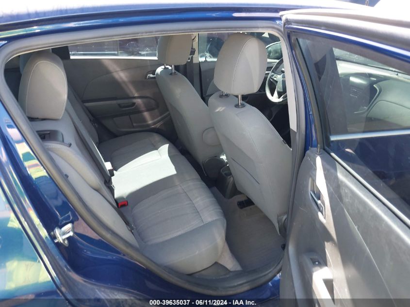 2013 Chevrolet Sonic Lt Auto VIN: 1G1JC6SHXD4234509 Lot: 39635037