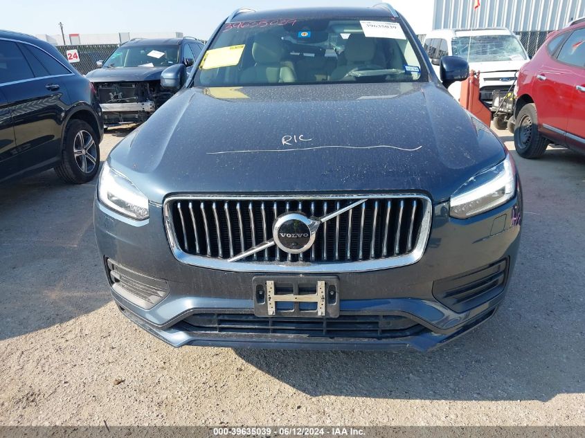 2020 Volvo Xc90 T6 Momentum 7 Passenger VIN: YV4A22PK9L1607334 Lot: 39635039