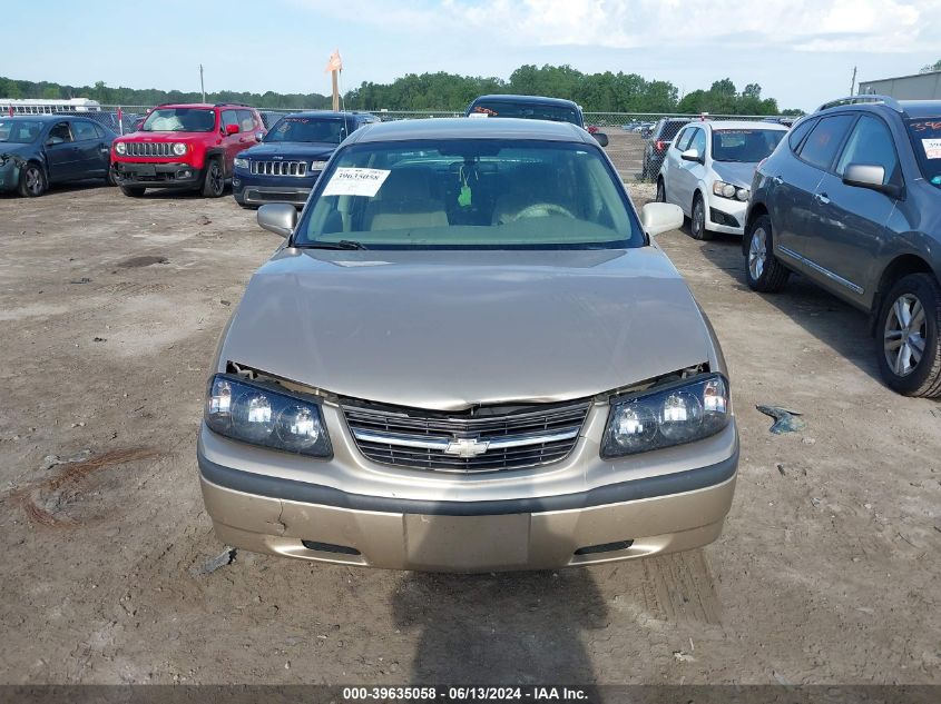 2005 Chevrolet Impala VIN: 2G1WF52E059341757 Lot: 39635058