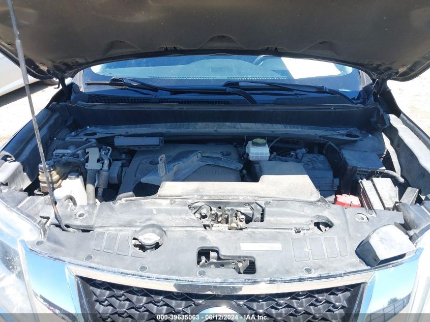 2016 Nissan Pathfinder Sv VIN: 5N1AR2MM6GC645307 Lot: 39635063