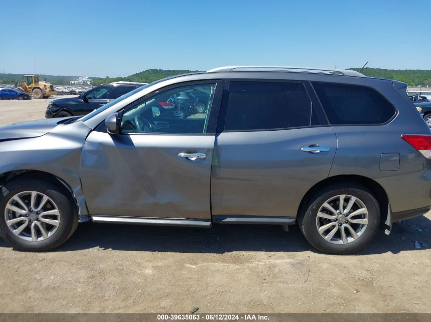 2016 Nissan Pathfinder Sv VIN: 5N1AR2MM6GC645307 Lot: 39635063