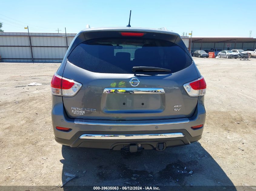 2016 Nissan Pathfinder Sv VIN: 5N1AR2MM6GC645307 Lot: 39635063