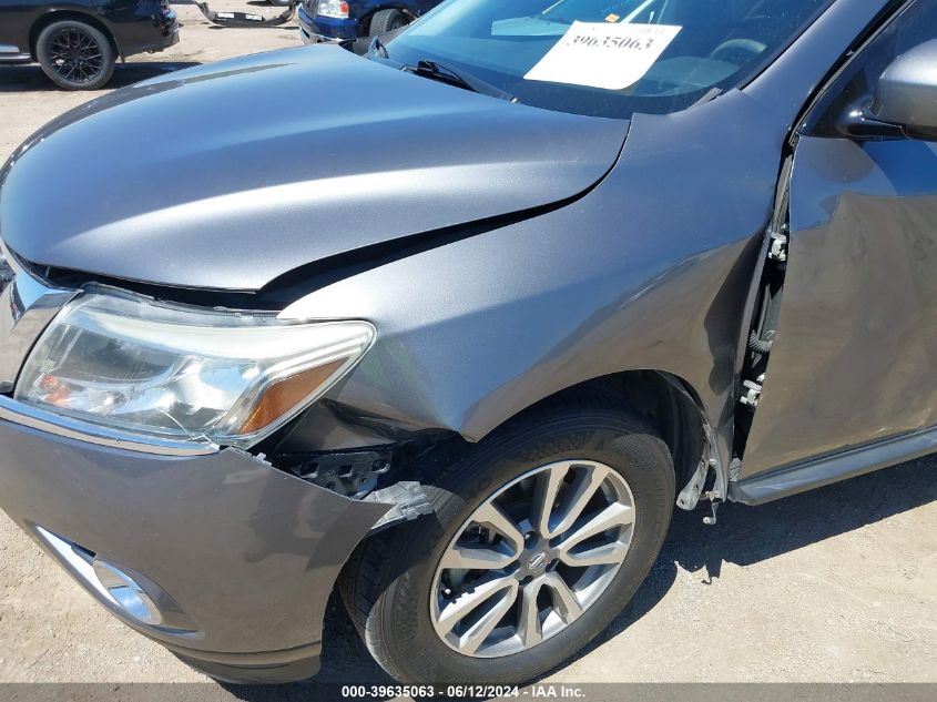 2016 Nissan Pathfinder Sv VIN: 5N1AR2MM6GC645307 Lot: 39635063