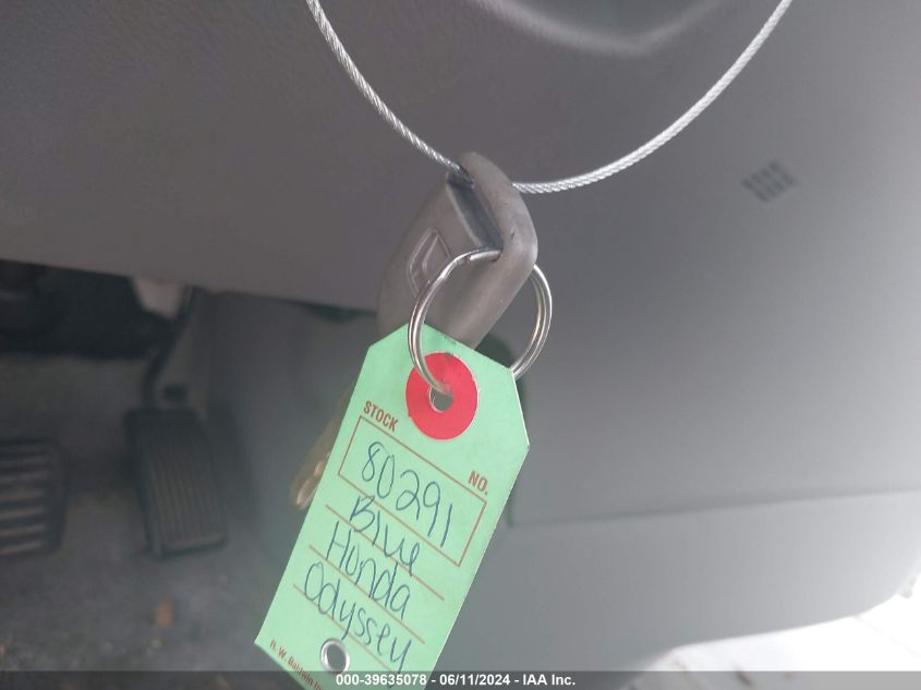 2010 Honda Odyssey Ex VIN: 5FNRL3H43AB080291 Lot: 39635078